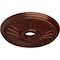 Ekena Millwork Berkshire Ceiling Medallion (Canopies up to 6 3/8"), 20 1/8"OD x 3 7/8"ID x 1 7/8"P, Antique Copper CM20BE1ACS - alternate 5